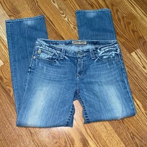 Big Star light wash jeans.